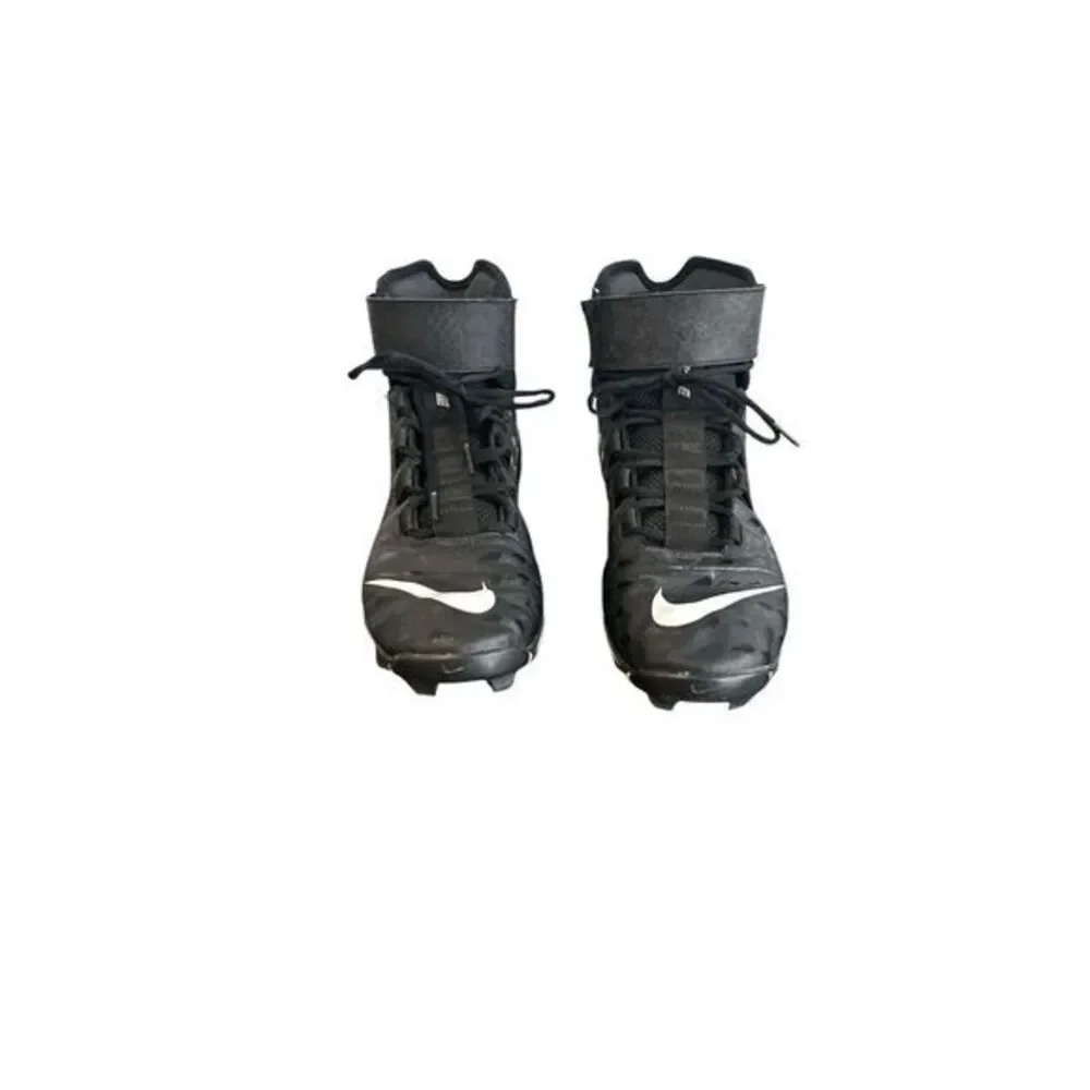 Nike Force Savage 2 Shark Men Sz 11 W‎ Football High Top Cleats Black AQ7722-001